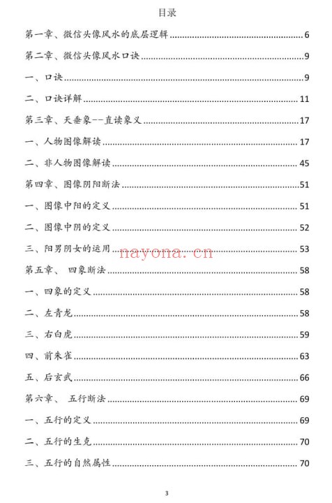 司天喜《微信头像-小白速成班》200页 手相面相 第1张