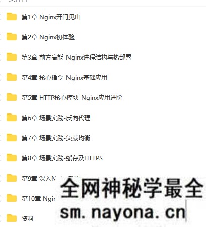 【测试运维】新版Nginx1.17体系化深度精讲 给开发和运维的刚需课程