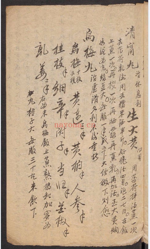 中医古籍家传成方94页PDF 中医秘方