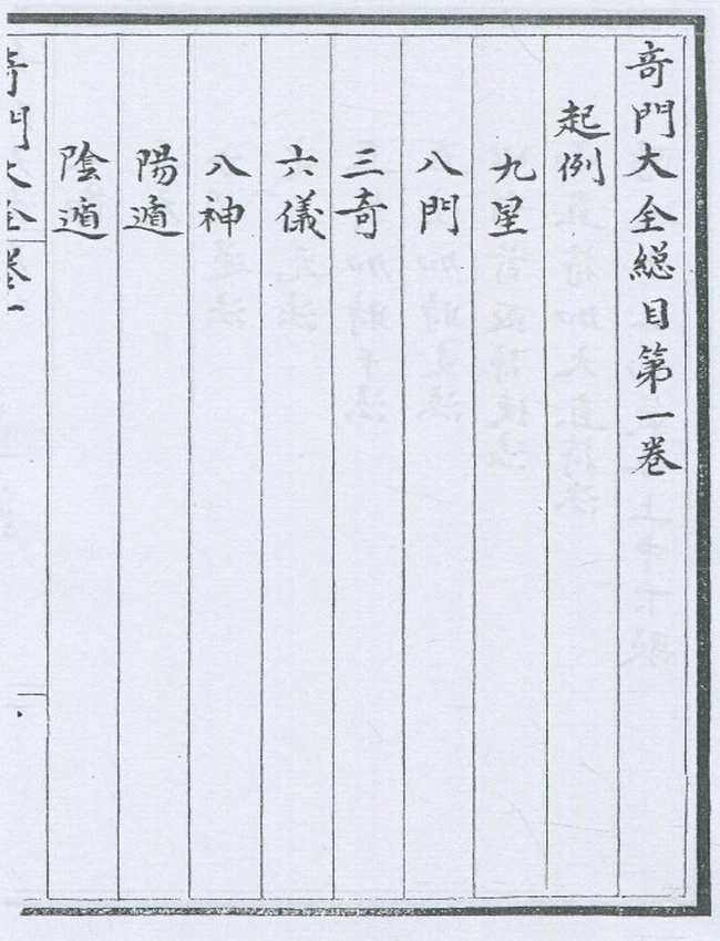 奇门大全 共五部插图
