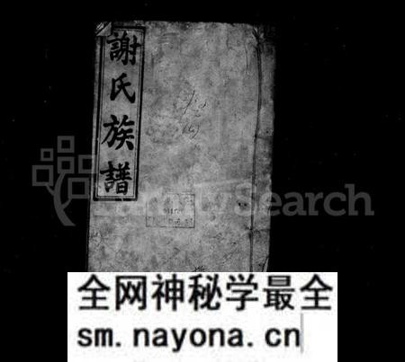 湖南谢氏族谱-新化坪上谢氏族谱 [17卷,首1卷].pdf电子版预览图1