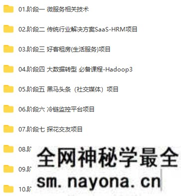 【JAVA】某马-JavaEE在线就业班2022年+中级进修课+精英进阶|价值14980|完结无秘