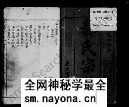 湖南秦氏族谱-秦氏续修宗谱 [8卷].pdf电子版预览图3