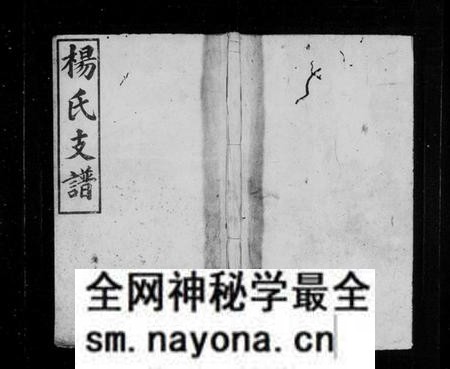 湖南杨氏族谱-杨氏三修支谱 [5卷,首2卷].pdf电子版预览图1
