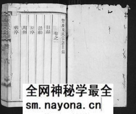 江西夏氏族谱-丰庆夏氏宗谱 [8卷].pdf电子版预览图1