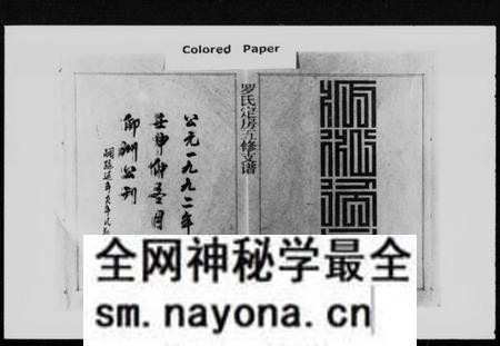 湖南罗氏族谱-豫章罗氏信定公五修支谱 [不分卷].pdf电子版预览图1