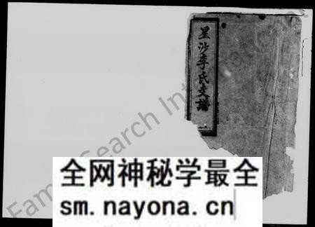 湖南李氏族谱-星沙李氏支谱 [11卷,首1卷].pdf电子版预览图1