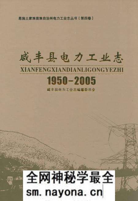 《咸丰县电力工业志(1950-2005)》.pdf电子版_湖北省志预览图 《咸丰县电力工业志(1950-2005)》.pdf电子版_湖北省志预览图