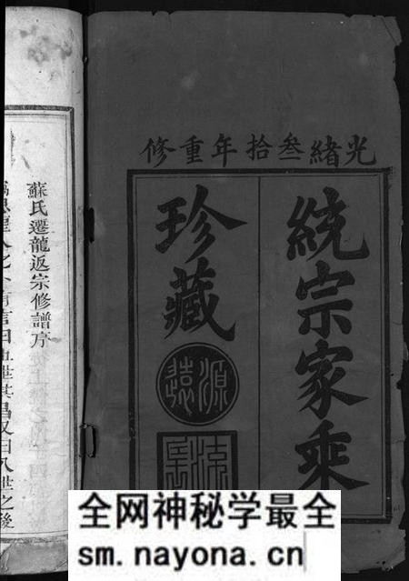 江西苏氏族谱-苏氏宗谱 [残卷].pdf电子版预览图1
