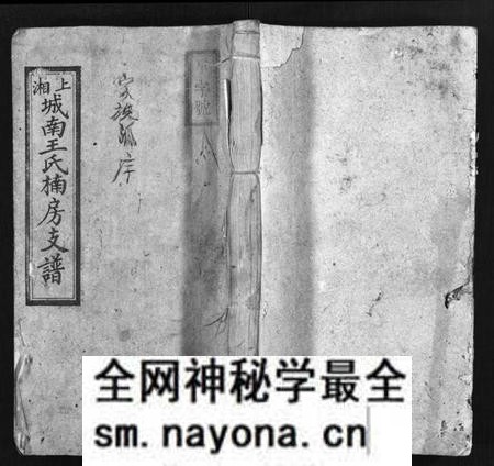 湖南王氏族谱-上湘城南王氏楠房支谱 [4卷,首1卷].pdf电子版预览图