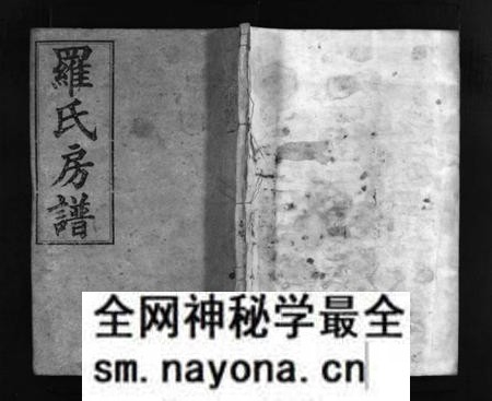 湖南罗氏族谱-罗氏房谱 [残卷].pdf电子版预览图1
