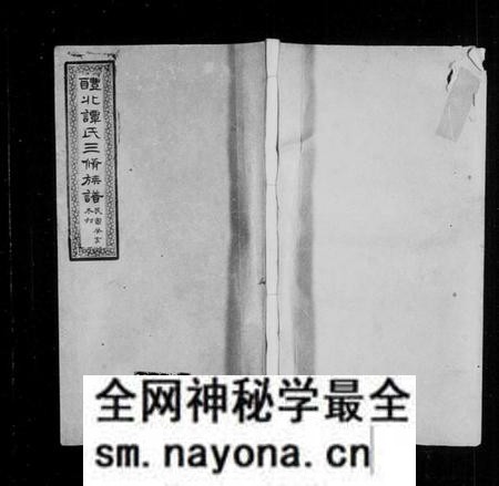 湖南谭氏族谱-醴北谭氏三修族谱 [16卷].pdf电子版预览图1
