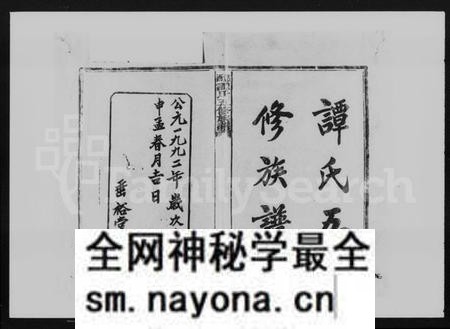 湖南谭氏族谱-谭氏族谱 [10卷,及卷首].pdf电子版预览图2