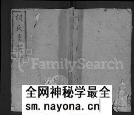 湖南胡氏族谱-胡氏支谱 [4卷,首末各1卷].pdf电子版预览图