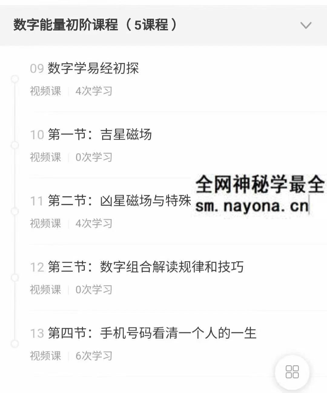 晴月 数字学