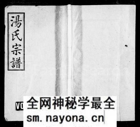 湖南汤氏族谱-汤氏宗谱 [9卷].pdf电子版预览图1