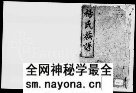 湖南杨氏族谱-杨氏族谱 [6卷,首1卷].pdf电子版预览图1