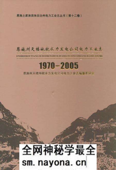 《恩施州天楼地枕水力发电公司电力工业志(1970-2005)》.pdf电子版_湖北省志预览图 《恩施州天楼地枕水力发电公司电力工业志(1970-2005)》.pdf电子版_湖北省志预览图