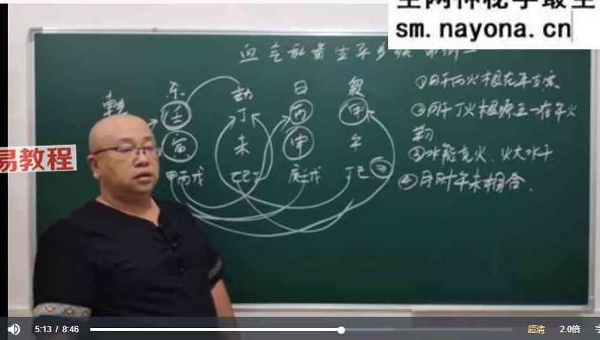 吕老师《八字实战初级班 544集》视频