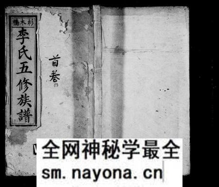 湖南李氏族谱-衡山杉木桥房李氏族谱 [11卷,及卷末].pdf电子版预览图1