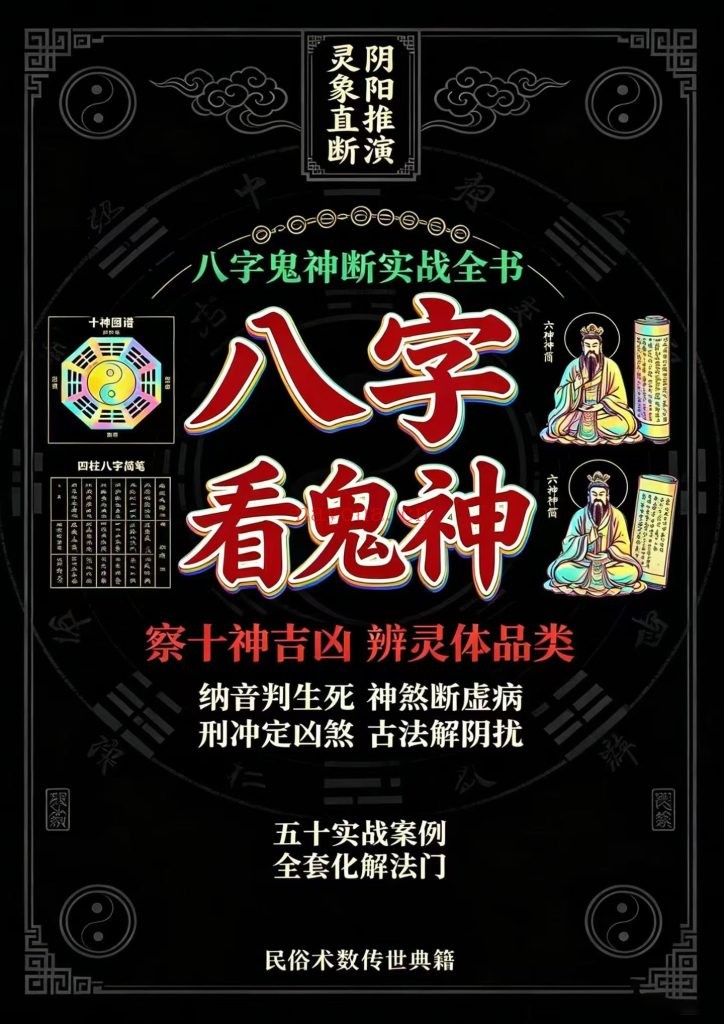 纸质书《八字看鬼神》慕言秋水