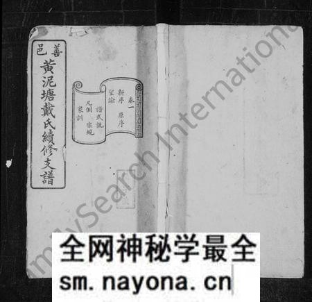 湖南戴氏族谱-善邑黄泥塘戴氏续修支谱 [8卷].pdf电子版预览图