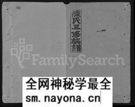 湖南陈氏族谱-陈氏三修族谱 [4卷,首末各1卷].pdf电子版预览图