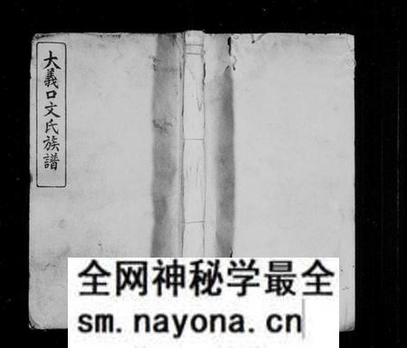 江西文氏族谱-大义口文氏族谱 [14卷].pdf电子版预览图1