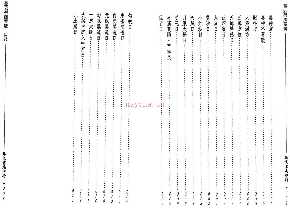《董公选择要览》PDF电子书（38页）