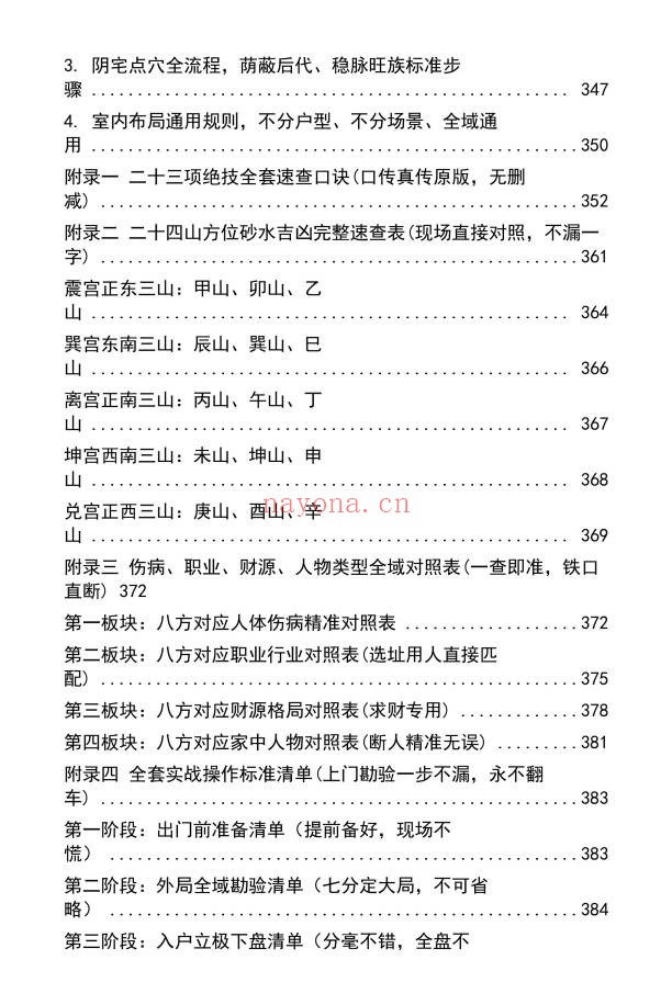 吕氏风水23绝技内部整理版412页PDF 风水秘本