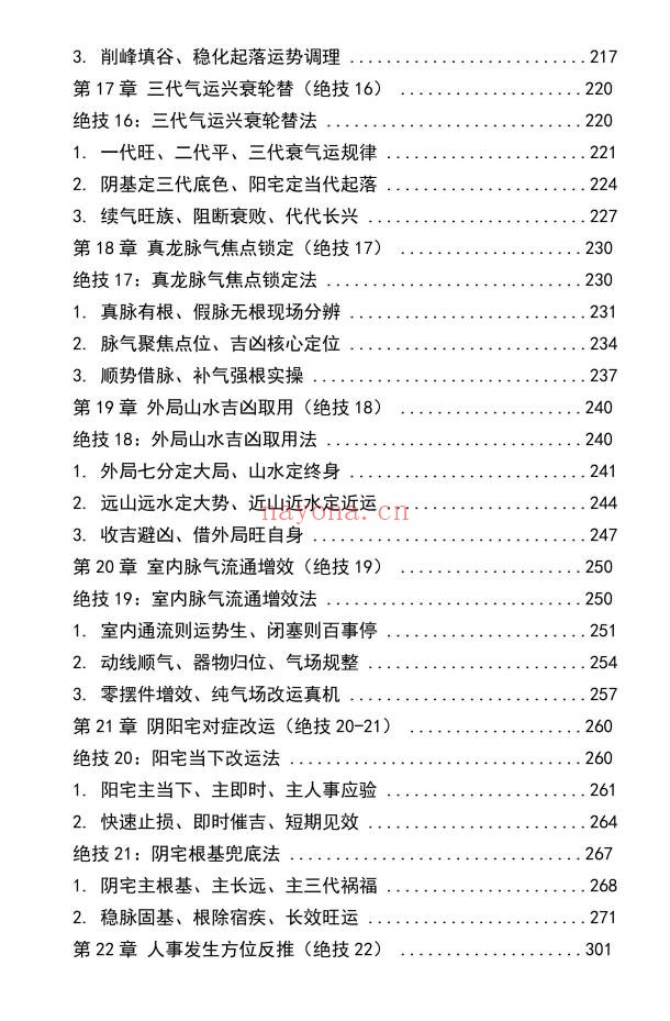吕氏风水23绝技内部整理版412页PDF 风水秘本