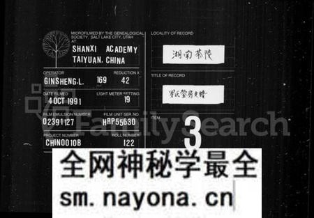 湖南罗氏族谱-罗氏支谱 [9卷,首3卷].pdf电子版预览图
