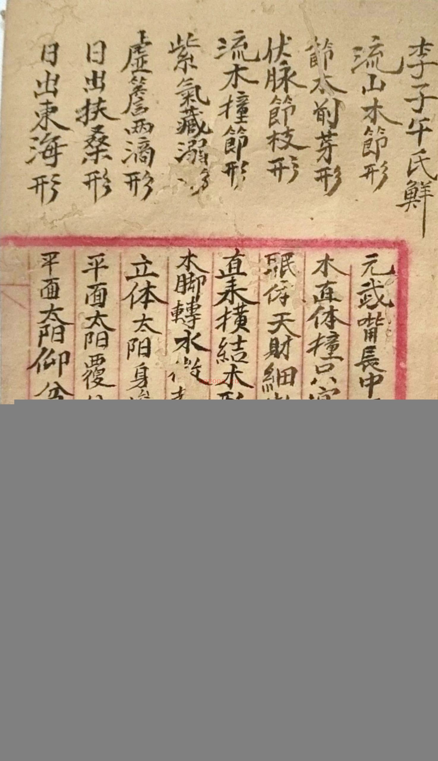 李氏观山立穴