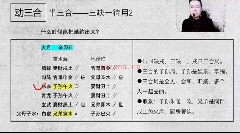 散人六爻大占班34集视频 六爻教程