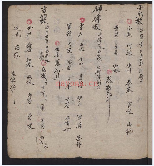 中医古籍经验良方59页PDF 中医秘方