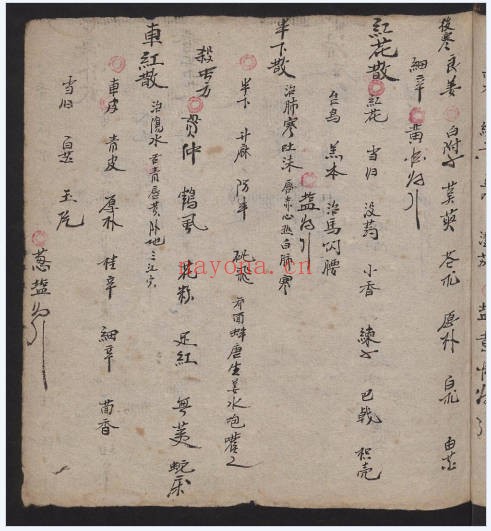 中医古籍经验良方59页PDF 中医秘方