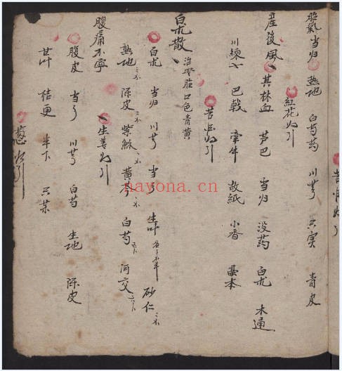 中医古籍经验良方59页PDF 中医秘方