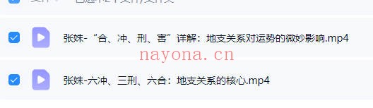 夏光明张姝地支合冲刑害关系对运势影响2集视频