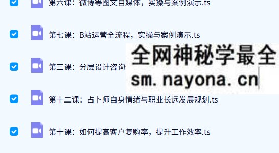 猫巫塔罗变现课程 17集视频+笔记