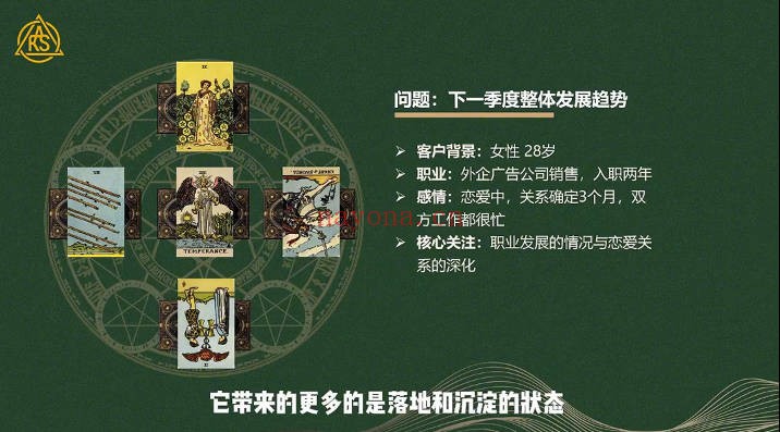 亚塔墨染用四季牌阵开启持续服务包含三个案例1集视频