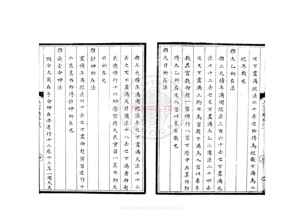 《太乙金镜式经 十卷》PDF电子书（124页）