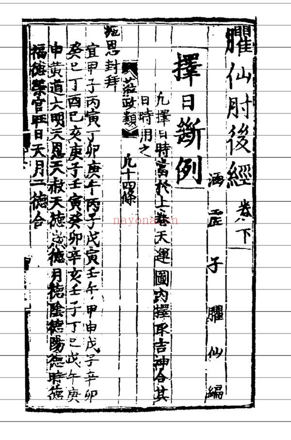 《臞仙肘后经》PDF电子书（2册PDF电子书）