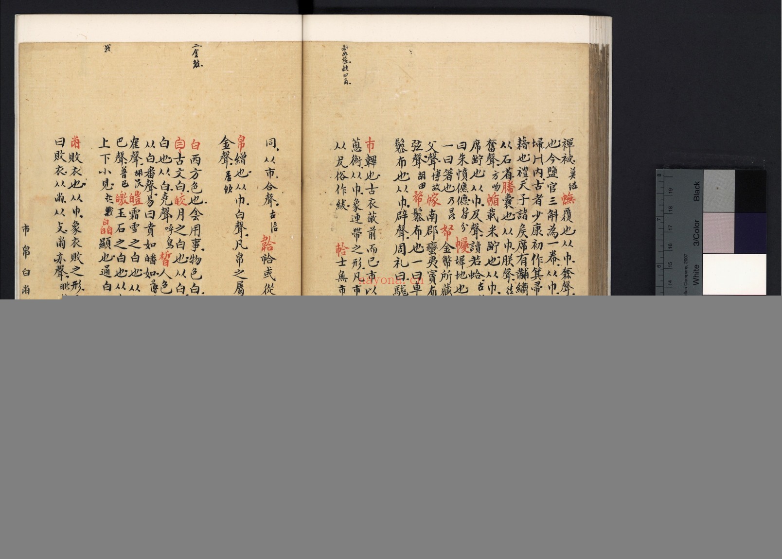 说文解字.三十卷.汉.许慎撰.清杨调元手写本