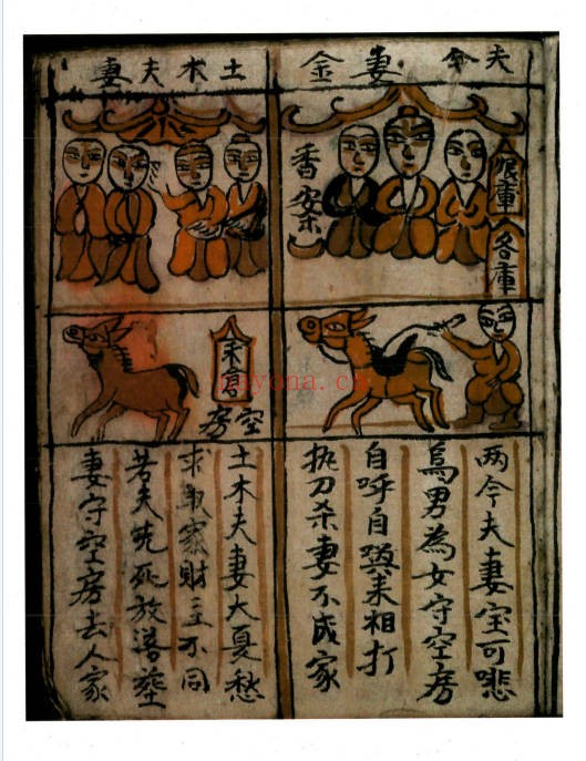 命理古籍三世禽合夫妻看命男女合104页PDF 八字命理