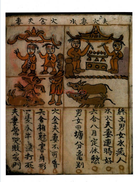 命理古籍三世禽合夫妻看命男女合104页PDF 八字命理