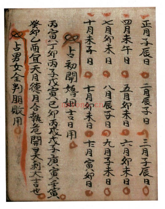 命理古籍三世禽合夫妻看命男女合104页PDF 八字命理