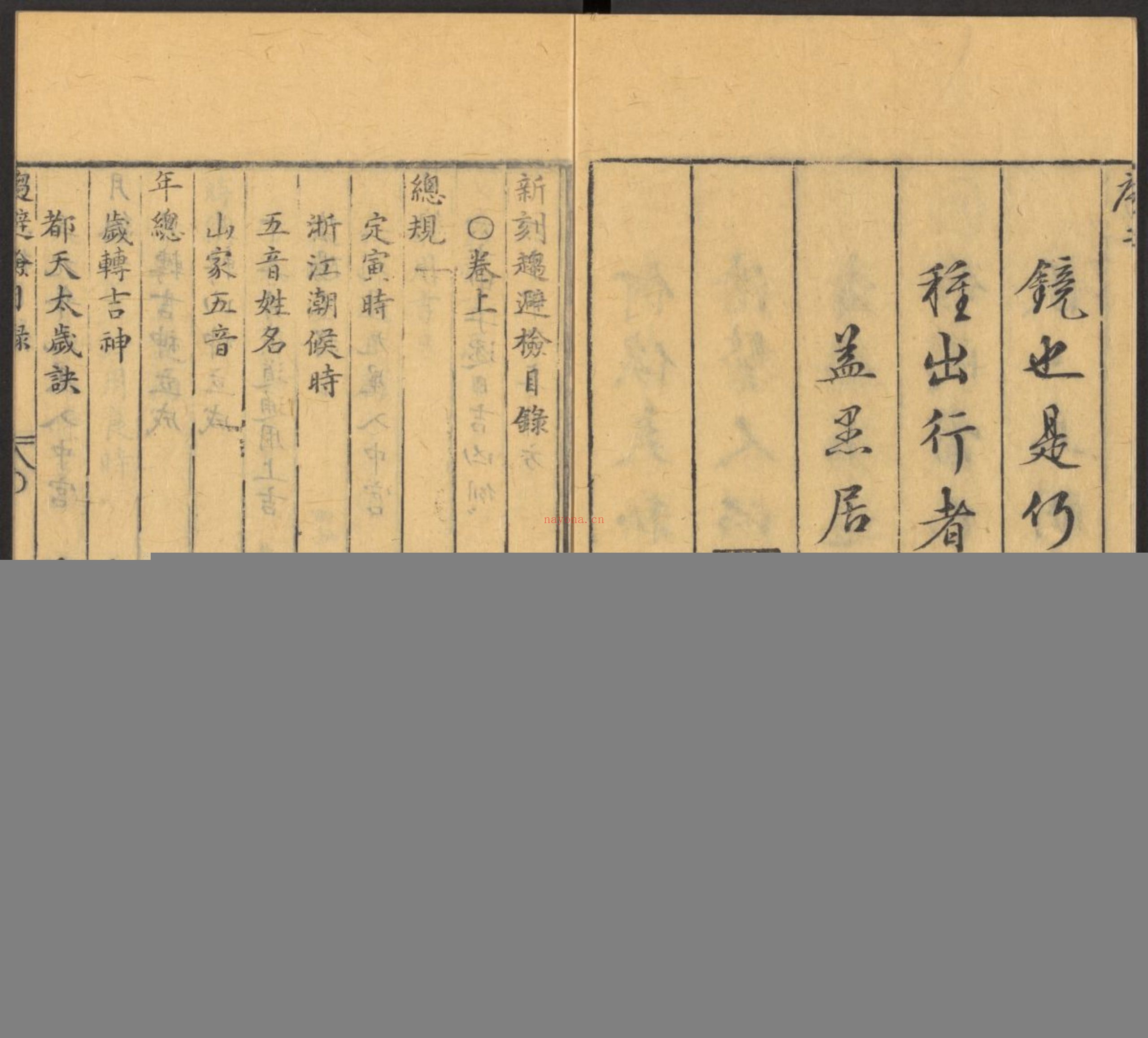 发微历眼通书大全 趋避检 历合览 连珠历 金符经 神会历 选择记 大明历 拜命历 玉厘记 九种 十二卷（5册）