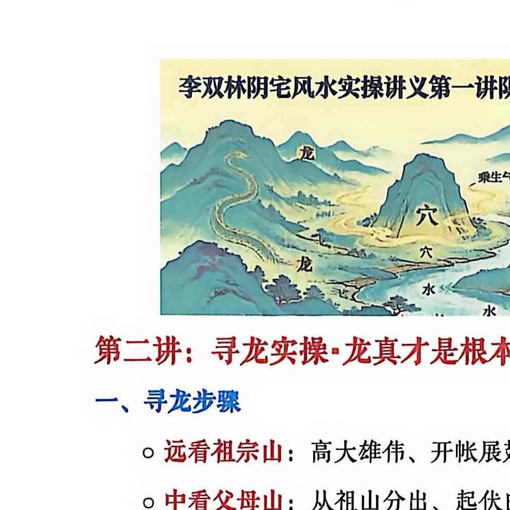 李双林 阴宅风水实操案例-讲义 192页