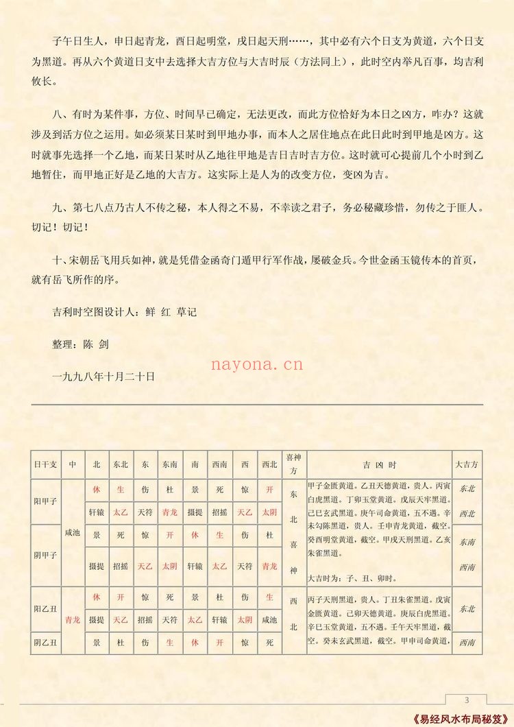 《日家奇门》PDF电子书（14页）