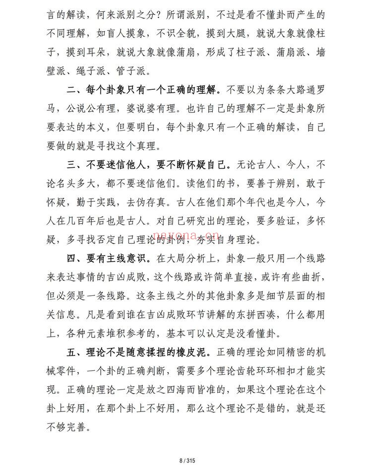 《六爻迷途指路》PDF电子书（310页）